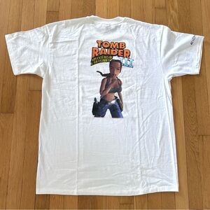 Vintage Tomb Raider 3 Shirt Deadstock Lara Croft USA Single Stitch XL 1998 Eidos